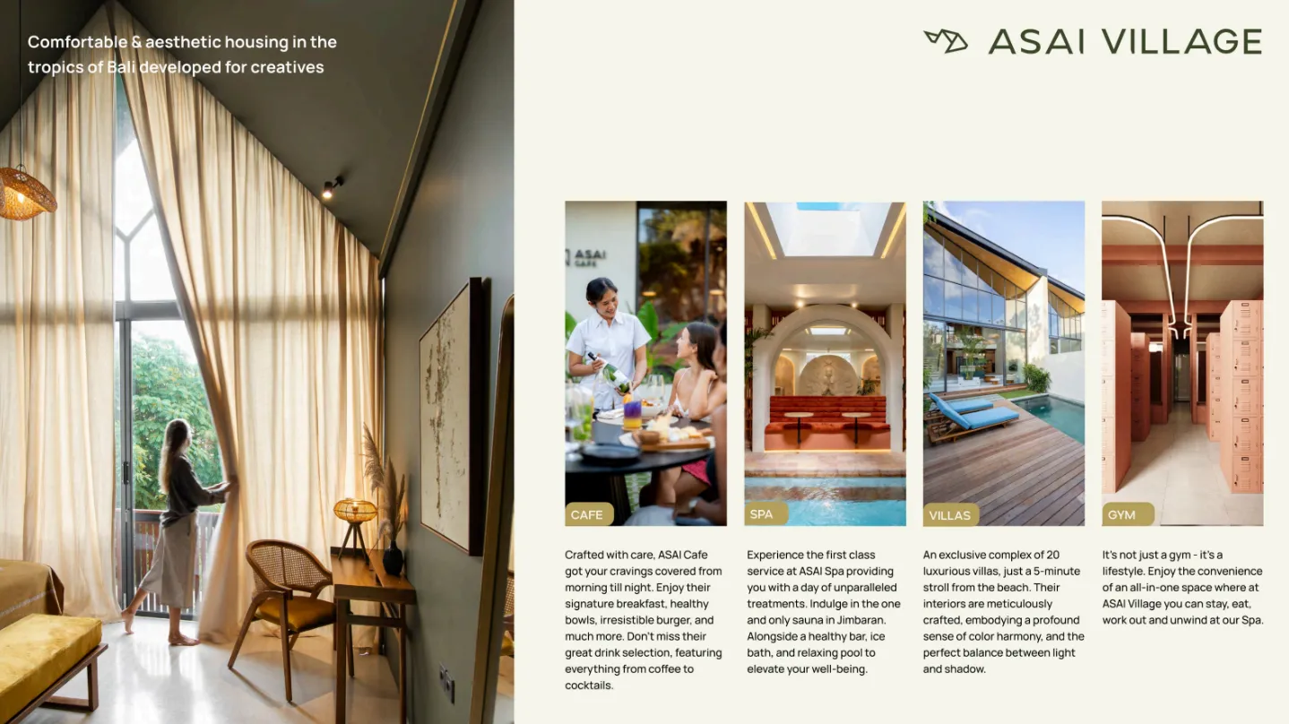 ASAI Village — инфраструктура комплекса